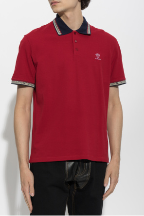 Versace Polo con logo bordado