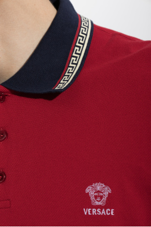 Versace Polo con logo bordado