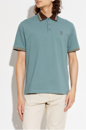 Versace Polo shirt with embroidered logo