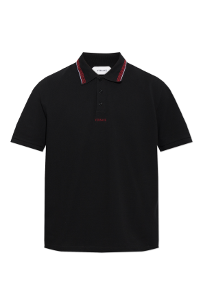 Polo with embroidered logo