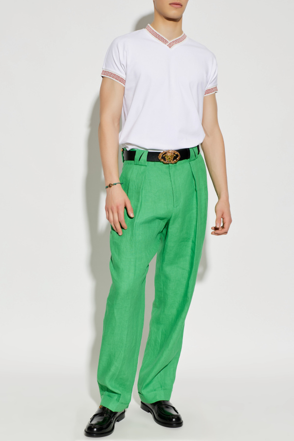 Versace Camiseta con escote en pico