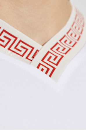 Versace Camiseta con escote en pico