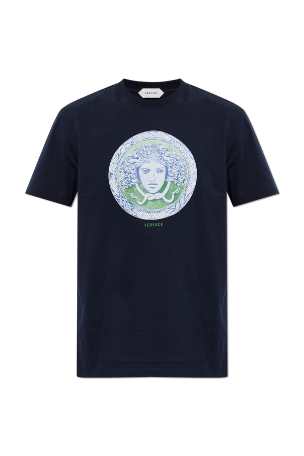 Cotton T-shirt with print od Versace