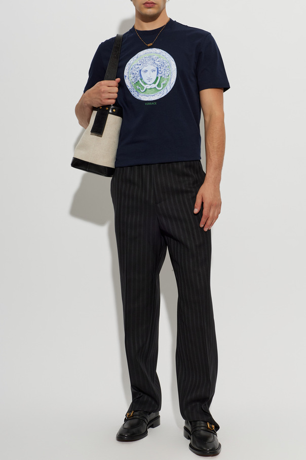 Versace Cotton T-shirt with print
