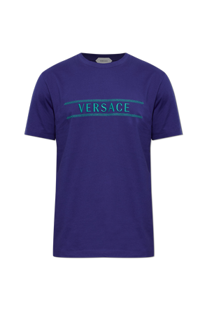 Cotton t-shirt with embroidered logo