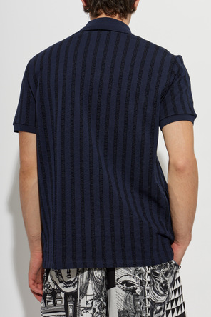 Versace Bawełniane polo z monogramem