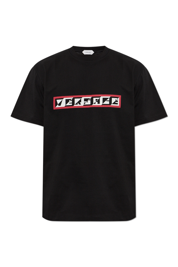 Cotton T-shirt with print od Versace