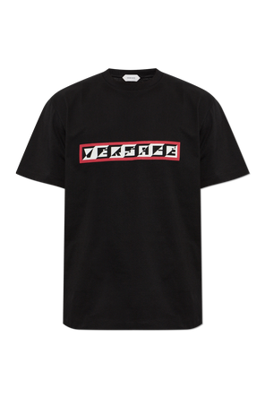 Baumwoll-T-Shirt mit Aufdruck
