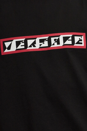 Versace Cotton T-shirt with print