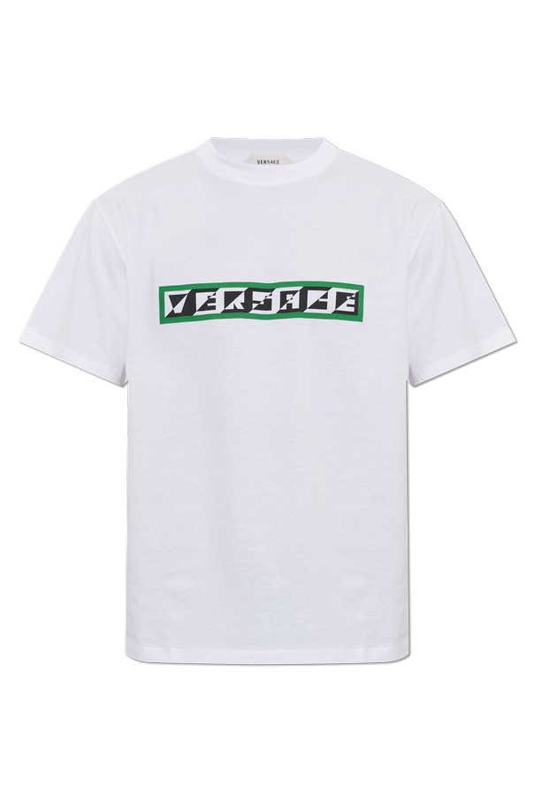 Cotton T-shirt with print od Versace