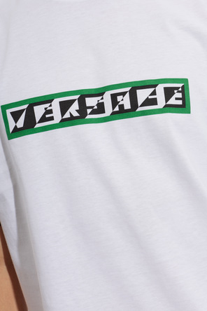 Versace Cotton T-shirt with print