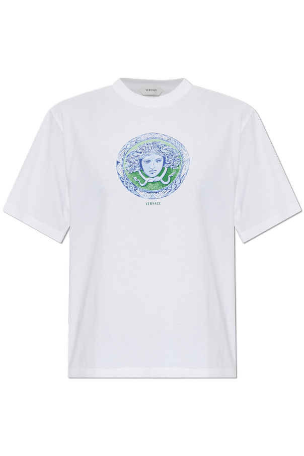 Cotton t-shirt with print od Versace