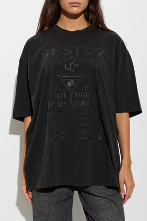 Gestuz Baumwoll-T-Shirt „Gzelrose“