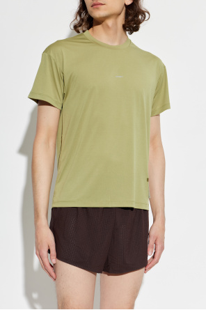 Satisfy T-shirt with printed logo