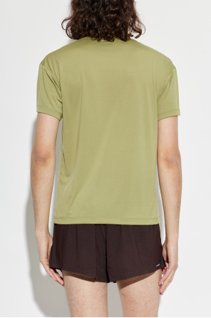 Satisfy T-shirt with printed logo