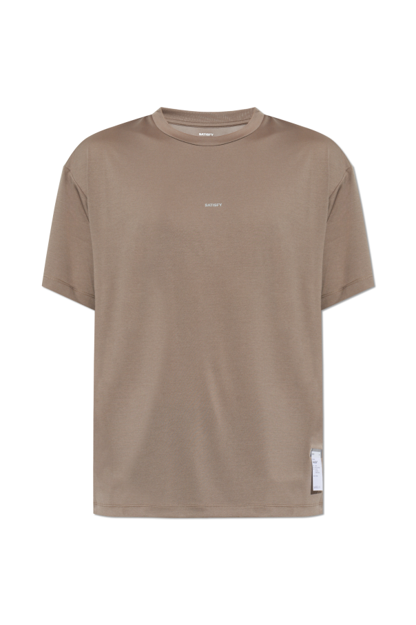 T-shirt with printed logo od Satisfy