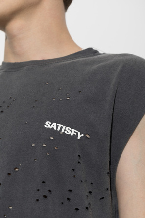 Satisfy T-Shirt ‘MothTech’ mit Logo