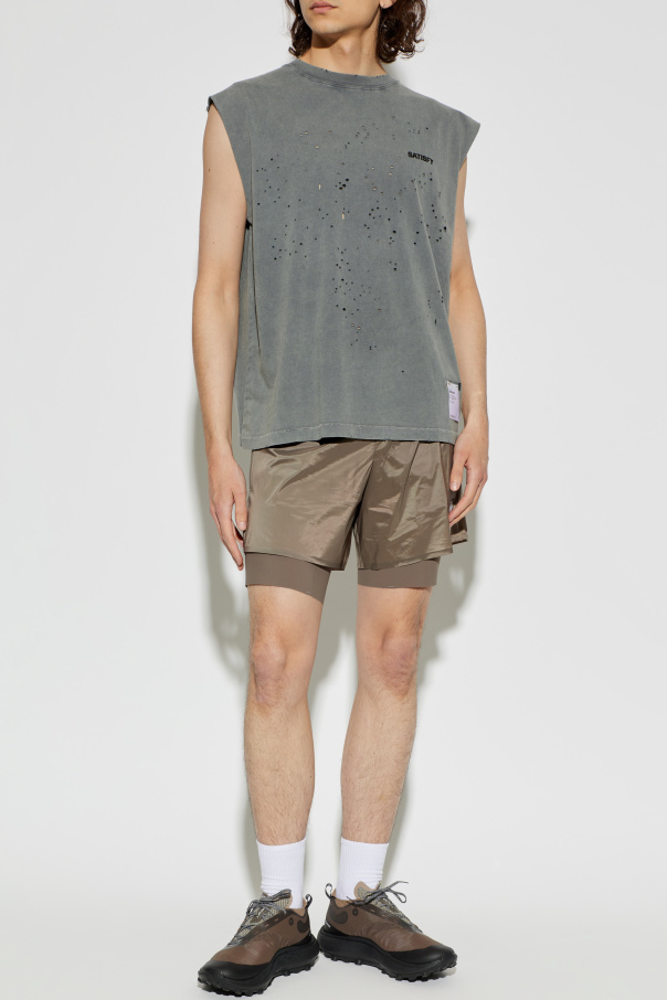 Satisfy Sleeveless T-shirt ‘MothTech’