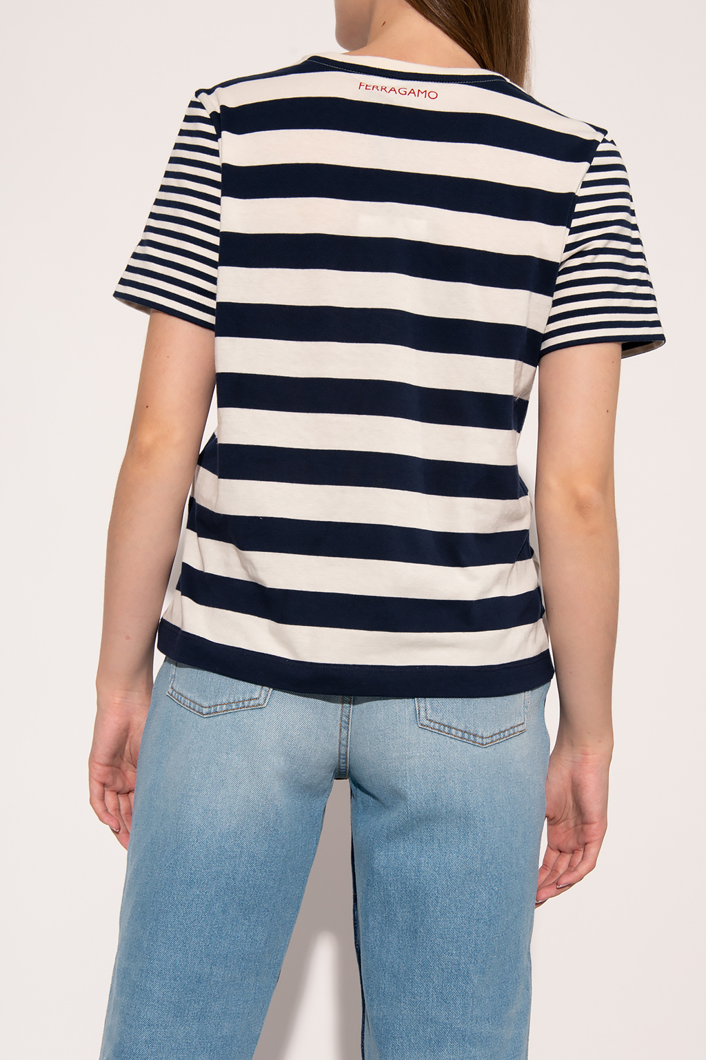 Salvatore Ferragamo Striped T-shirt