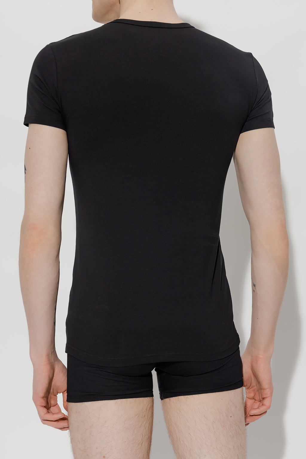 Emporio Slim-fit armani Cotton T-shirt two-pack