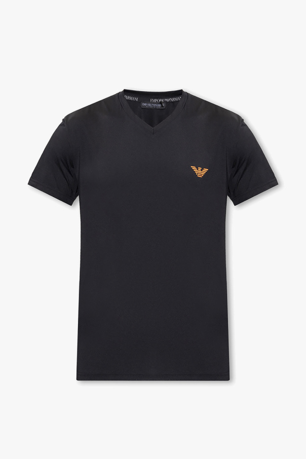 Emporio armani sneakersy T-shirt with logo