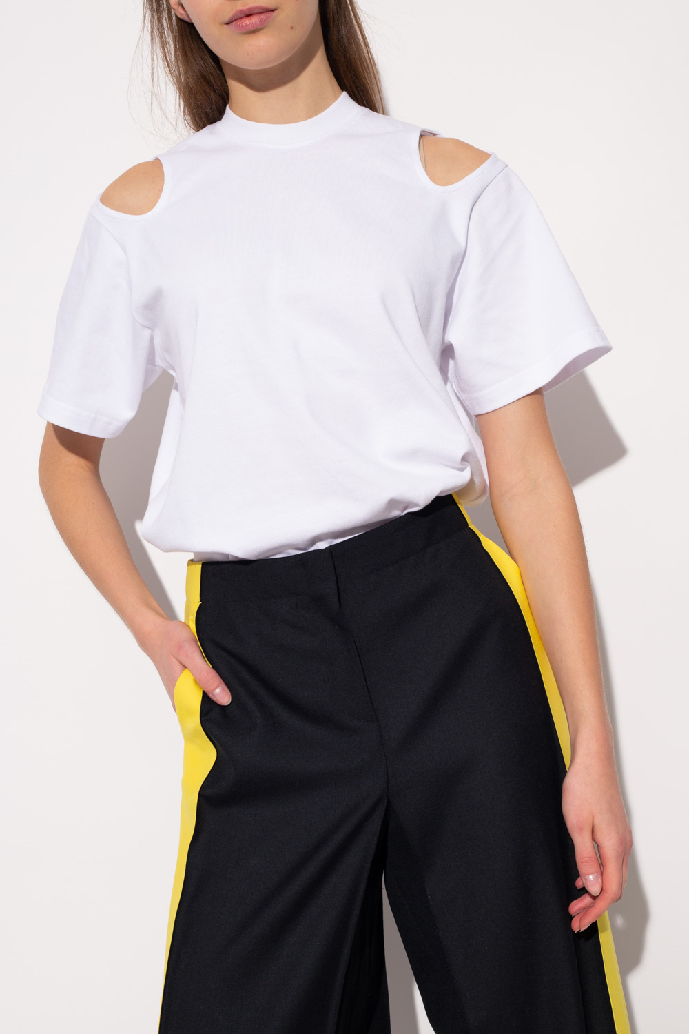 Victoria Beckham Cut-out T-shirt