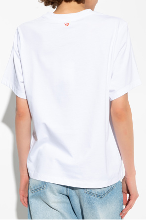 Victoria Beckham T-shirt z nadrukiem