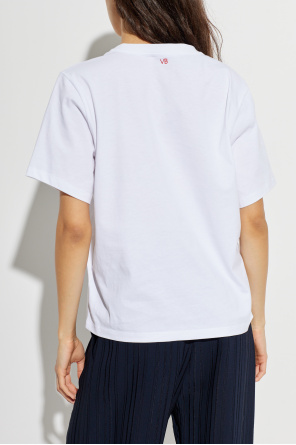 Victoria Beckham T-shirt z nadrukiem