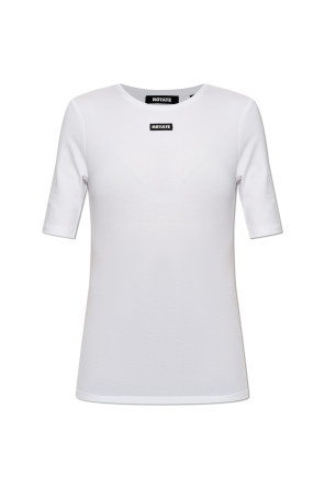 Top with logo patch