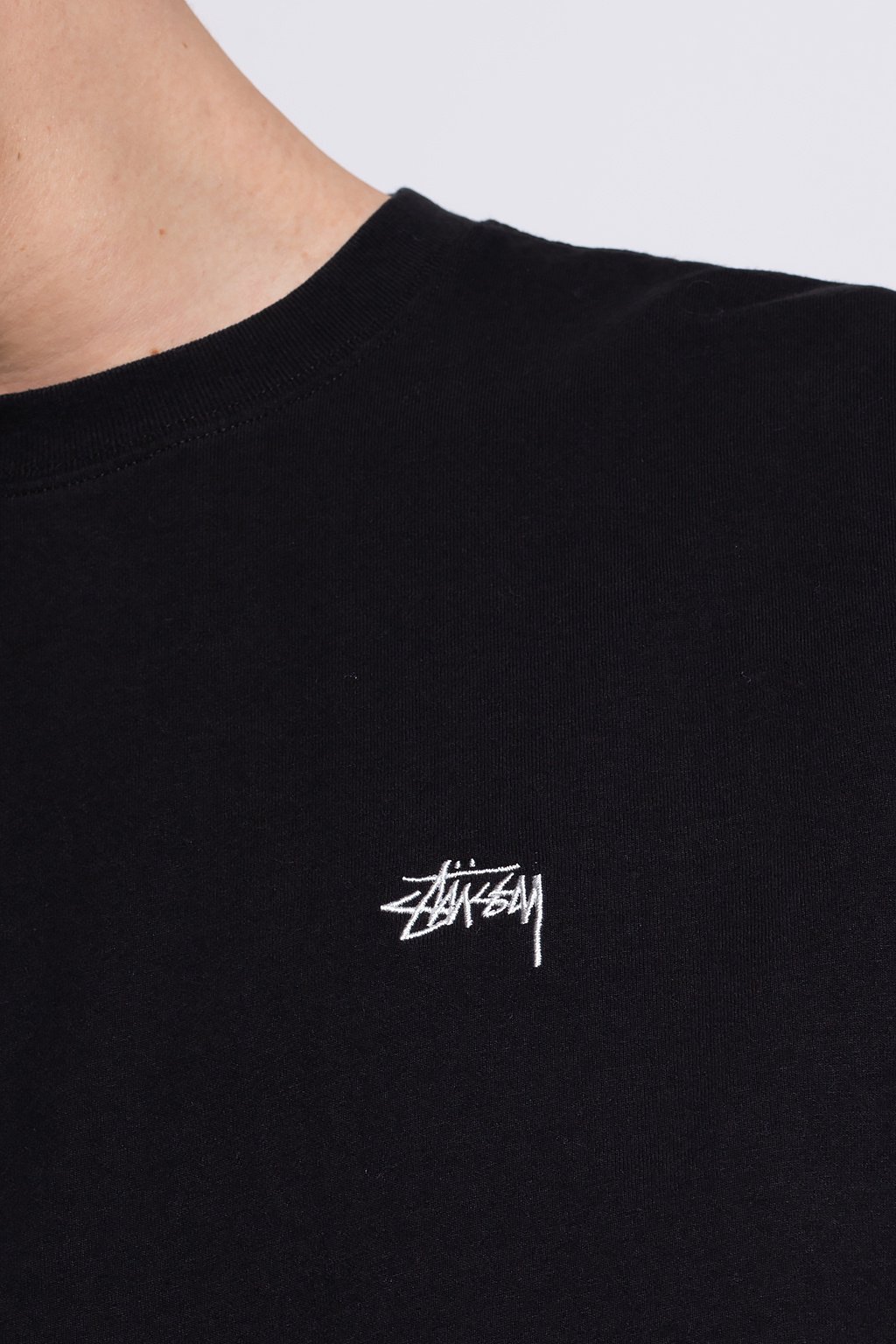 Stussy Logo-embroidered T-shirt