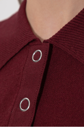 ROTATE Polo shirt with logo patch