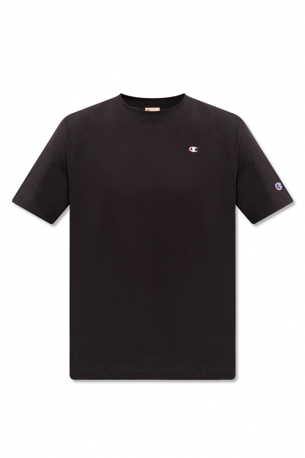 Champion Cotton T-shirt Zip with logo