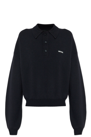 Polo con parche con logo