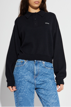 ROTATE Polo mit Logo-Aufnäher