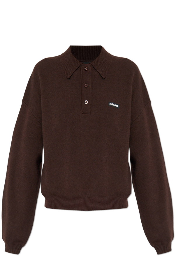 Polo with logo patch od ROTATE