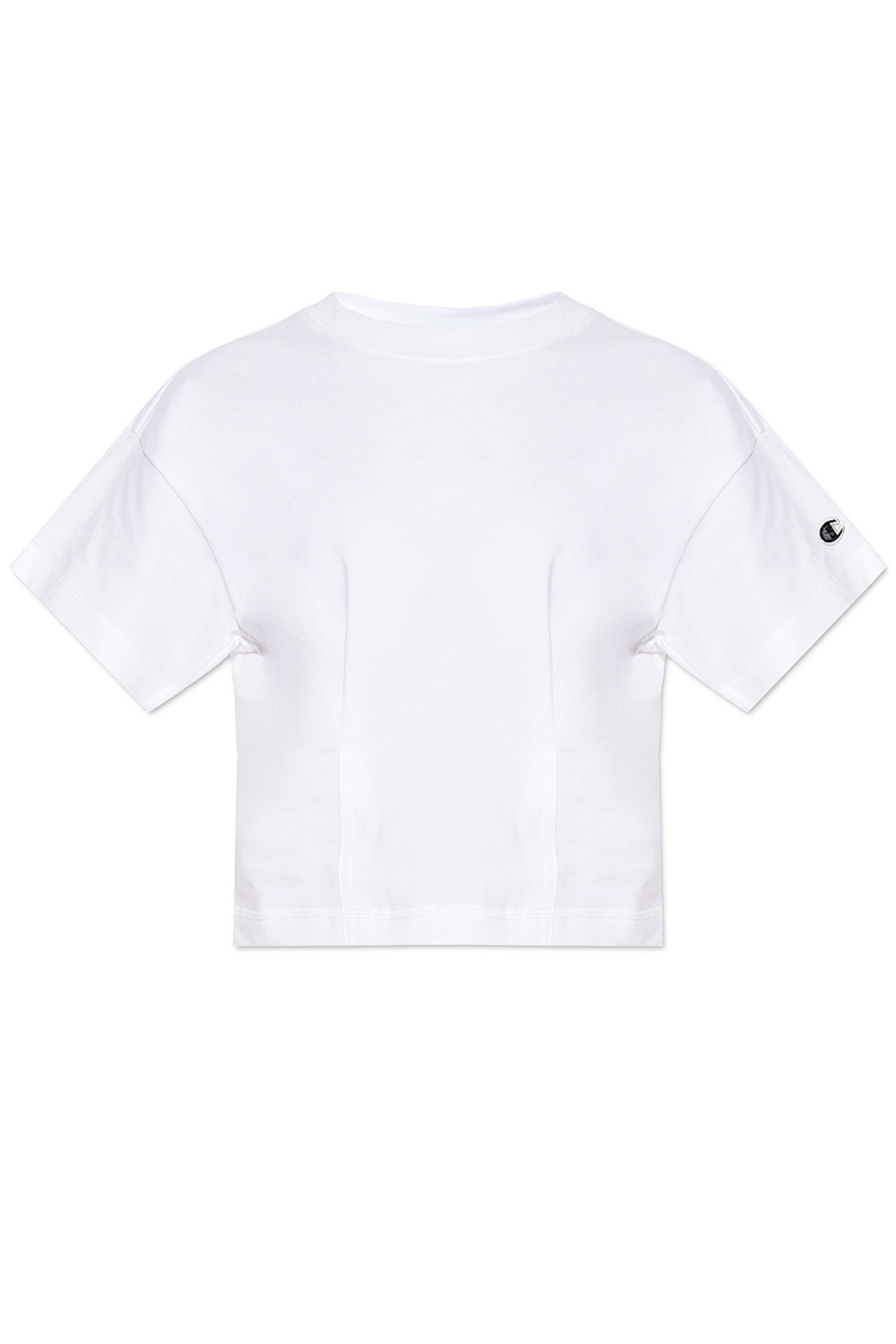T logo sweatshirt Germany crew Sweater - - logo-print with IetpShops White - shirt Nude Champion neck