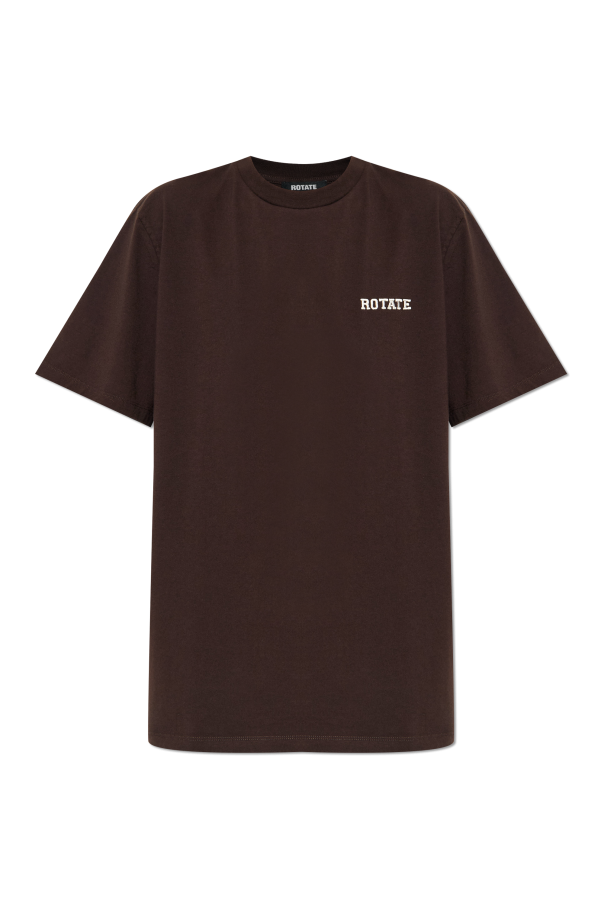 T-shirt with embroidered logo od ROTATE