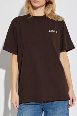 ROTATE T-shirt with embroidered logo
