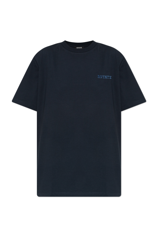T-shirt with embroidered logo od ROTATE