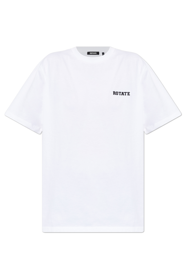 T-shirt with embroidered logo od ROTATE