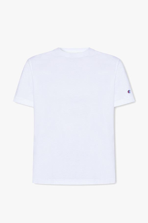 Champion T-shirt check-pattern with logo
