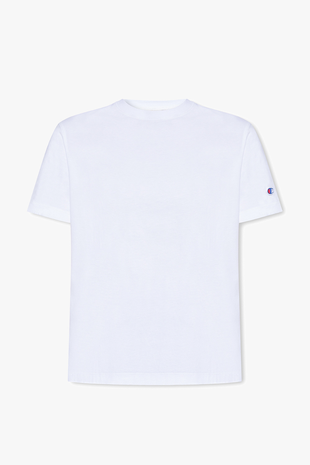 Pakke med 2 forede t-shirt-BHer i sort og hvid fra Hunkemoller - White T -  shirt with logo Champion - IetpShops Norway
