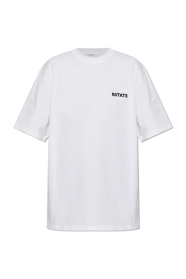 T-shirt with embroidered logo od ROTATE