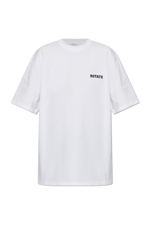 Camiseta con logo bordado