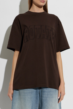 ROTATE Camiseta con logo bordado