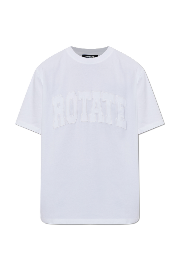 T-shirt with embroidered logo od ROTATE