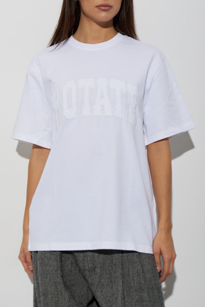 ROTATE Embroidered logo t-shirt