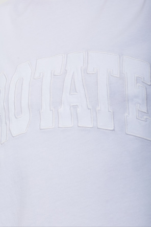 ROTATE Embroidered logo t-shirt