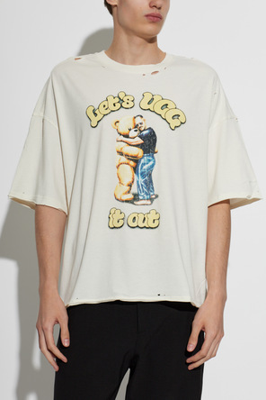UGG Camiseta masculina UGG X WILLY CHAVARRIA en color crema