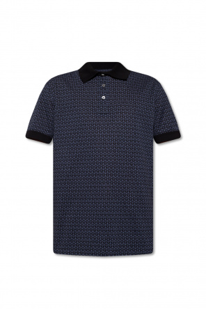 Polo shirt with gancini pattern od Salvatore Ferragamo